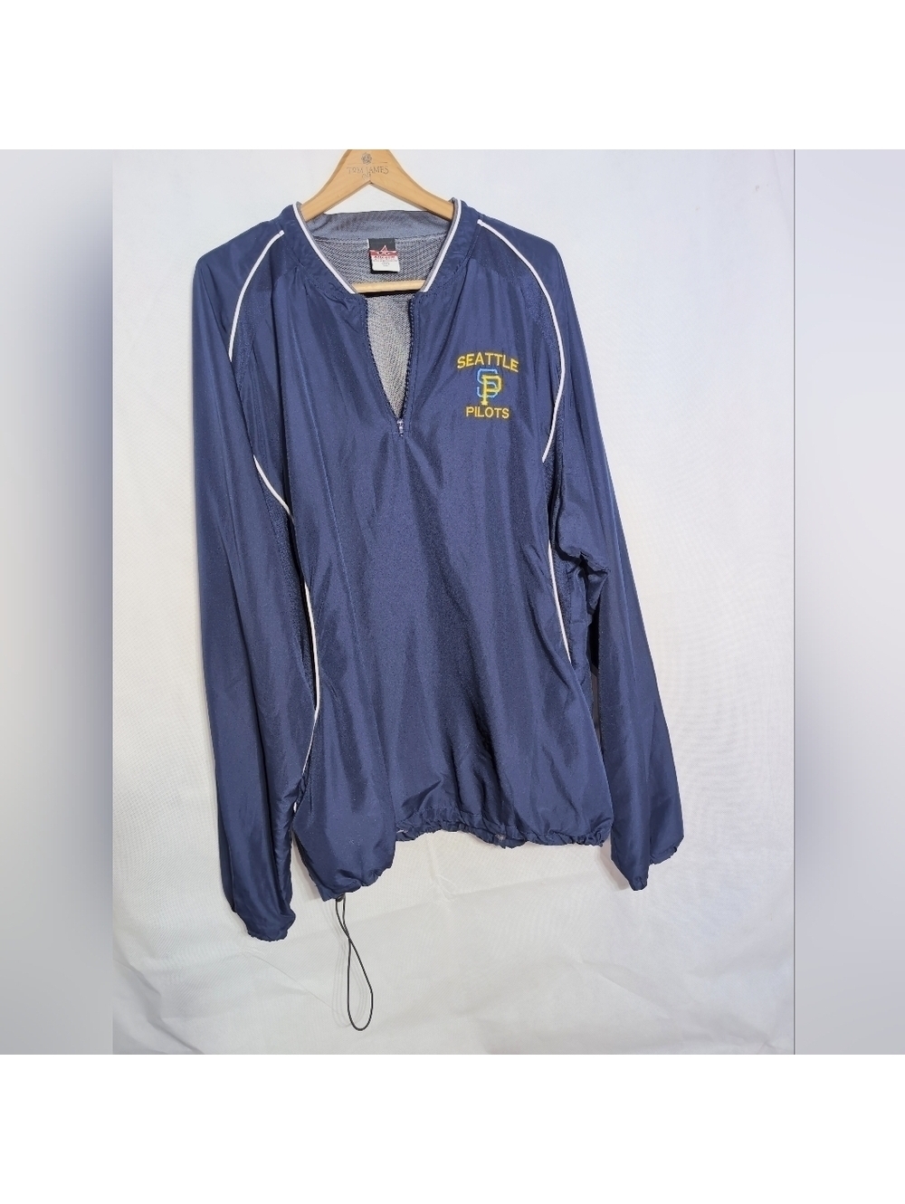 Alleson Vintage XXL Seattle Pilots Blue Windbreaker - Picture 2 of 7